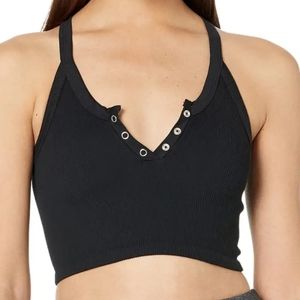 29. Free People Free Throw Henley Black MSRP $50